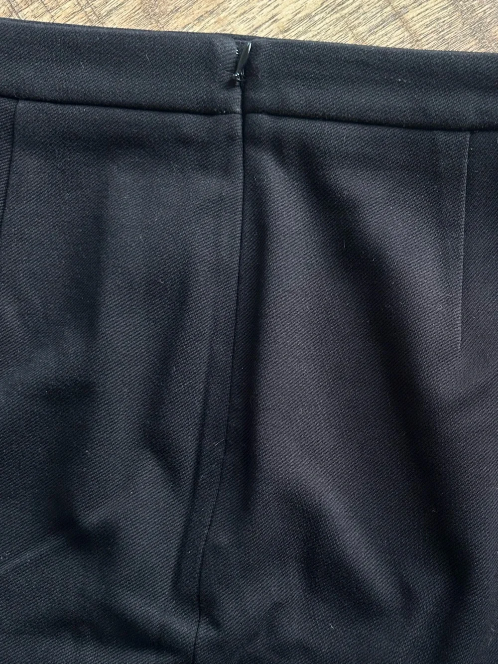 J. Crew Black Stretch Pencil Skirt